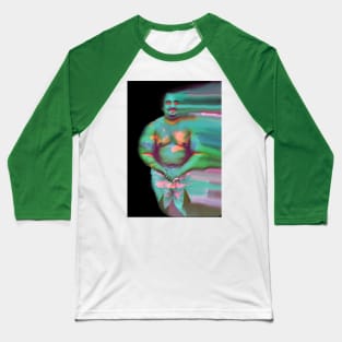 The strong green man goes out on the street to scare you Baseball T-Shirt